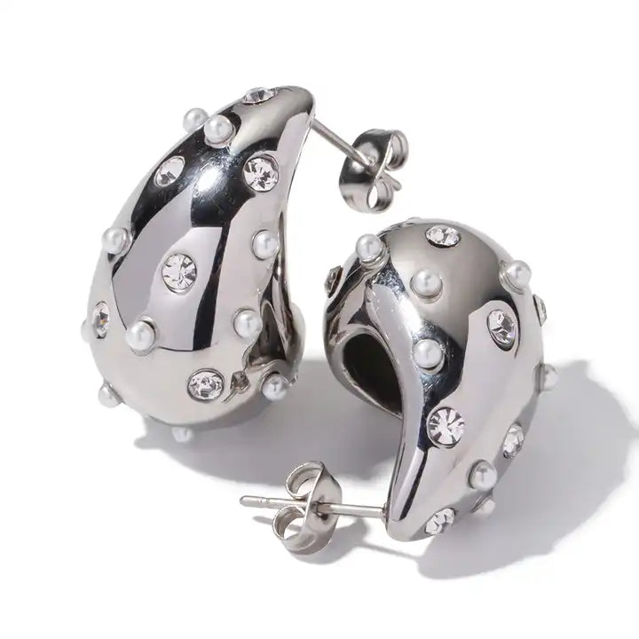 Punky Tear Drop Earrings