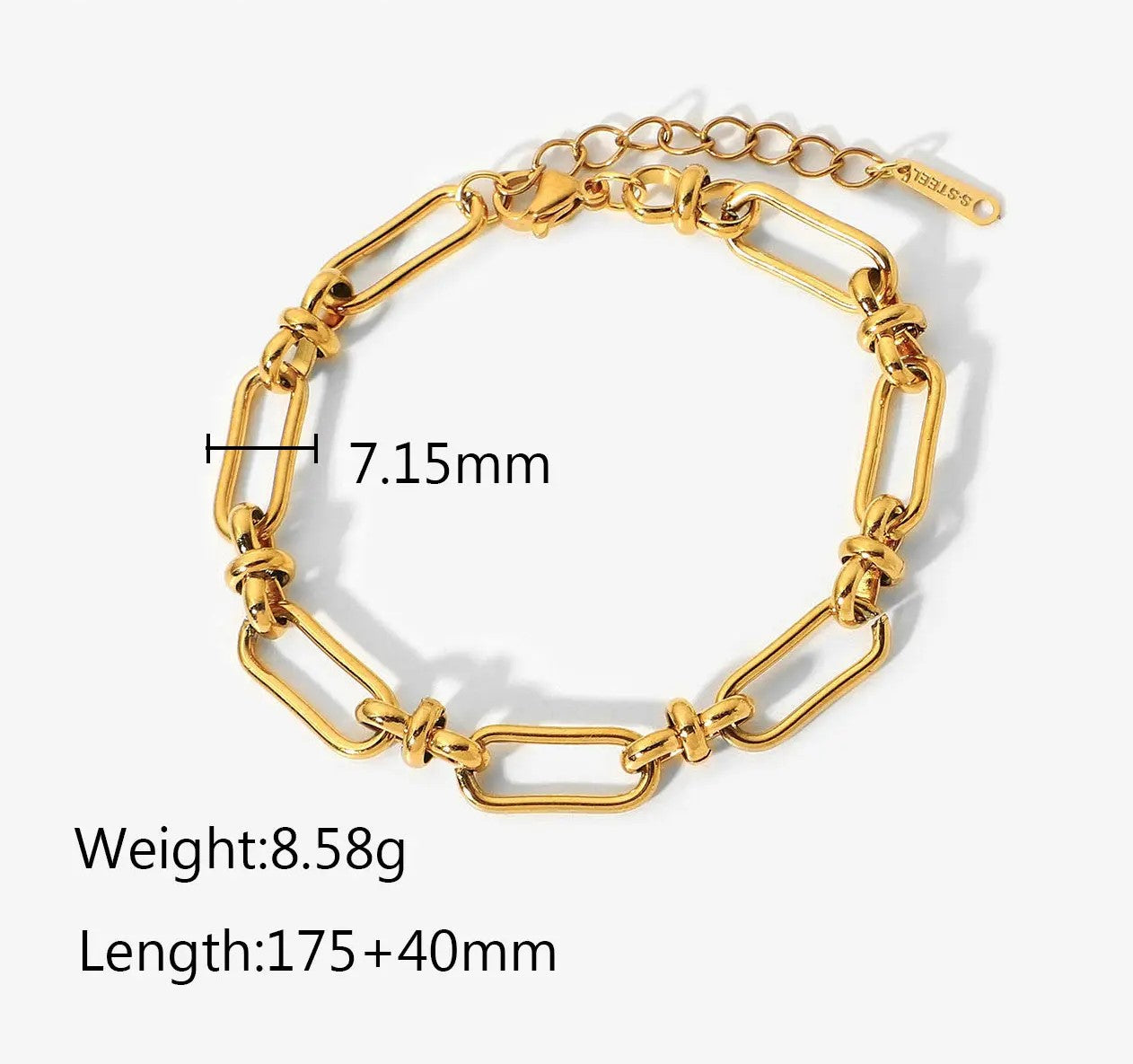 Asha Paperclip Bracelet