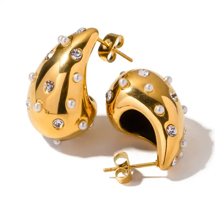 Punky Tear Drop Earrings