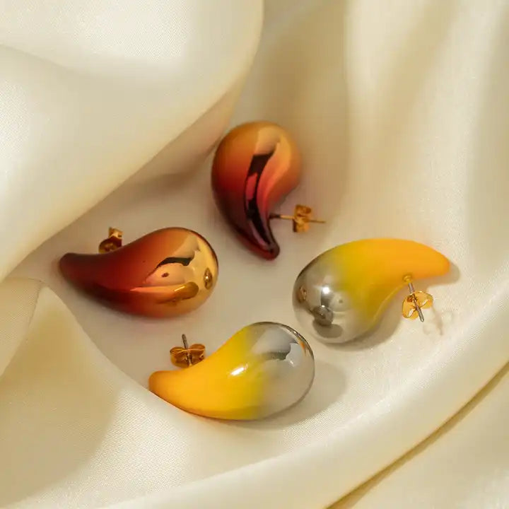 Layla Ombre Tear Drop Earrings